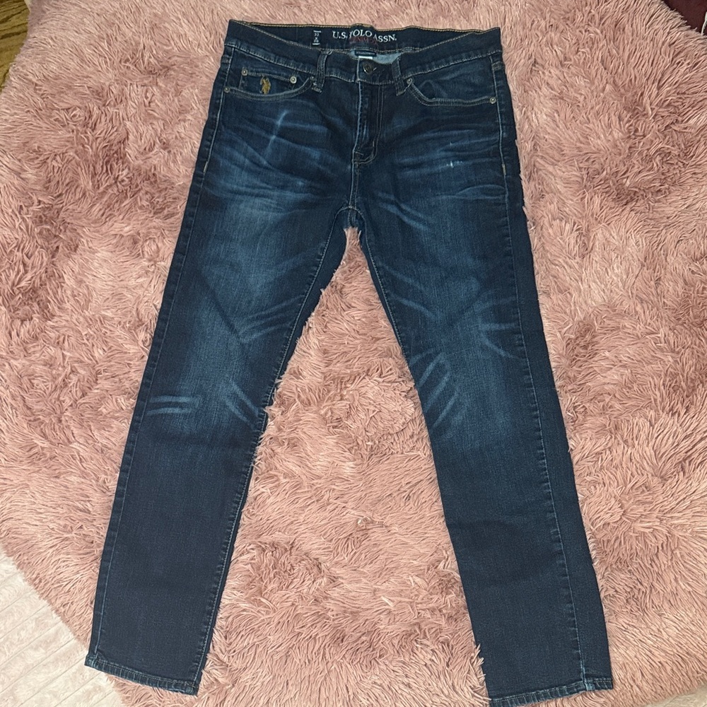 U.S. Polo Assn. Men’s Dark Blue Slim Jeans
